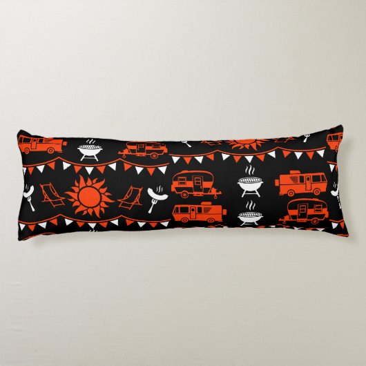 Caravan Camping Deco Seitenschläferkissen (Rückseite)