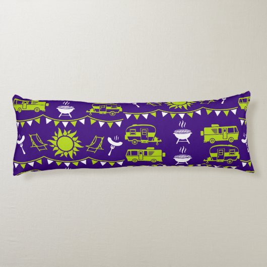 Caravan Camping Deco Seitenschläferkissen (Rückseite)