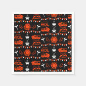 Caravan Camping Deco Serviette (Vorderseite)