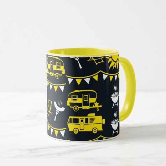 Caravan Camping Deco Tasse (VorderseiteRechts)