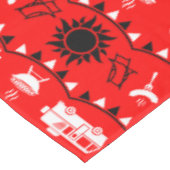 Caravan Camping Deco Tischdecke (Schrägansicht)