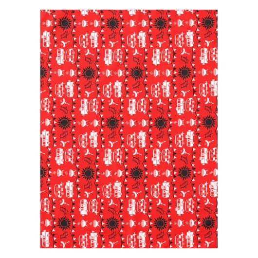 Caravan Camping Deco Tischdecke (Vorderseite)