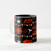 Caravan Camping Deco Zweifarbige Tasse (Vorderseite Links)