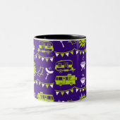 Caravan Camping Deco Zweifarbige Tasse (Mittel)