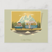 Caravan-Camping Postkarte (Vorderseite)