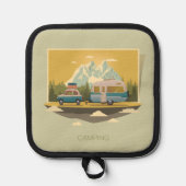 Caravan-Camping Topflappen (Vorderseite)