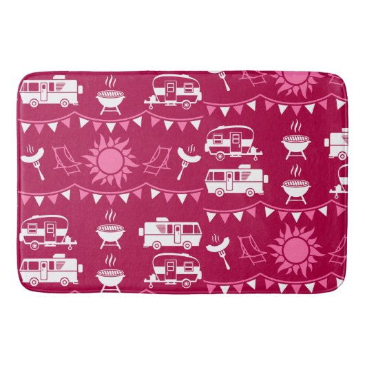 Caravan Camping Wohngestaltung Badematte (Vorderseite)