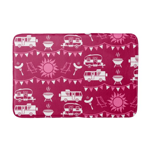 Caravan Camping Wohngestaltung Badematte (Vorderseite)