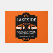 Caravan Campingplatz Werbeaktion Fußmatte (Vorderseite)