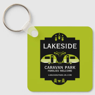 Caravan Campingplatz Werbeaktion Schlüsselanhänger