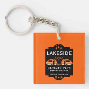 Caravan Campingplatz Werbeaktion Schlüsselanhänger