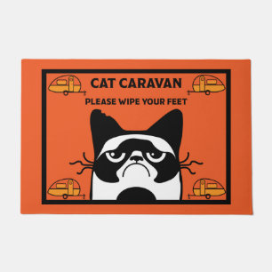 Caravan Cat Door Mat Fußmatte