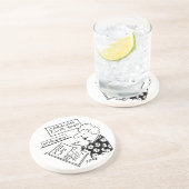 Caravan Club Shop Strumpfwaren Cartoon Getränkeuntersetzer (Seite)