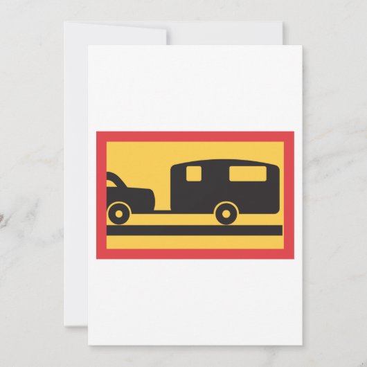 Caravan Einladung (Vorderseite)