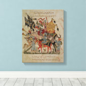 Caravan geht nach Mekka Leinwanddruck (Insitu (Holzboden))