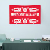 Caravan Happy Christmas Camping Banner (Messeveranstaltung)