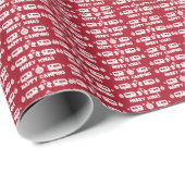 Caravan Happy Christmas Camping Geschenkpapier (Rolleneckpunkt)