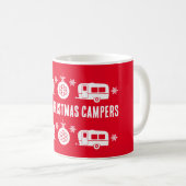 Caravan Happy Christmas Camping Kaffeetasse (VorderseiteRechts)