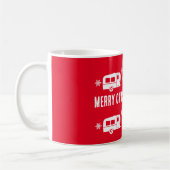 Caravan Happy Christmas Camping Kaffeetasse (Links)