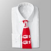 Caravan Happy Christmas Camping Krawatte (Gebunden)