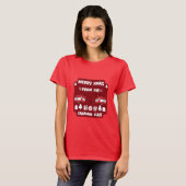 Caravan Happy Christmas Camping T - Shirt (Vorne ganz)