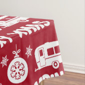 Caravan Happy Christmas Camping Tischdecke (Beispiel)
