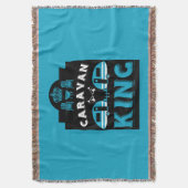 Caravan King - Geschenke für Camper Decke (Vorderseite Vertikal)