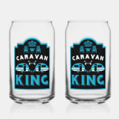 Caravan King - Geschenke für Camper Dosenglas (Rückseite)