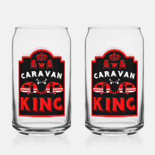 Caravan King - Geschenke für Camper Dosenglas