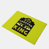 Caravan King - Geschenke für Camper Fußmatte (Schrägansicht)