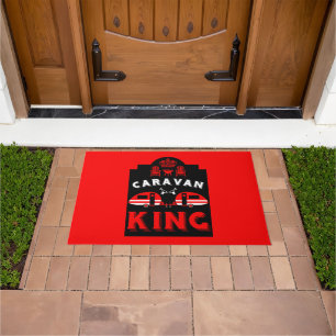 Caravan King - Geschenke für Camper Fußmatte