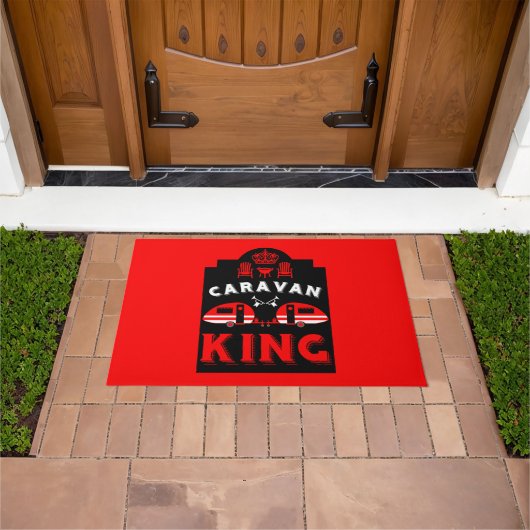 Caravan King - Geschenke für Camper Fußmatte (Außenbereich)