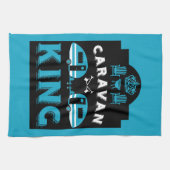 Caravan King - Geschenke für Camper Geschirrtuch (Horizontal)