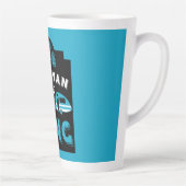 Caravan King - Geschenke für Camper Milchtasse (Rechts)