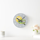 Caravan Lost Summer Holiday Runde Wanduhr (Zuhause)