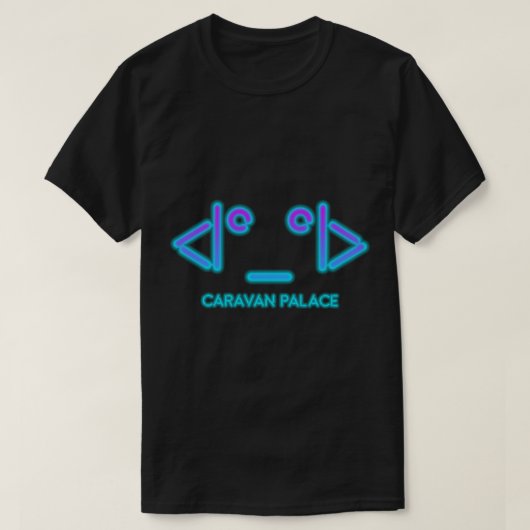 Caravan Palace Neon Glow Essential T - Shirt (Design vorne)