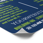 Caravan Park, Holiday Park Werbung Poster (Ecke)