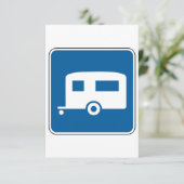 Caravan Road - Einladung (Stehend Vorderseite)