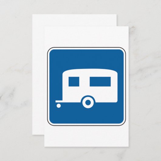 Caravan Road - Einladung (Vorne/Hinten)