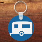 Caravan Road Sign Schlüsselanhänger (Vorderseite)