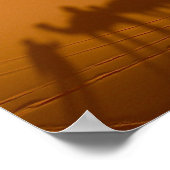 CARAVAN SHADOW, Wüste Sahara, Marokko Poster (Ecke)