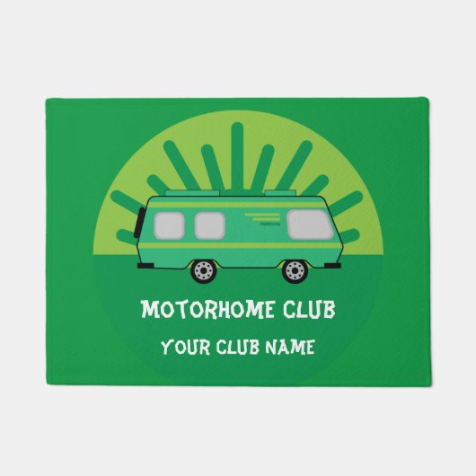 Caravan und Motorhome Clubs Kaffee Tasse Schlüssel Fußmatte (Vorderseite)