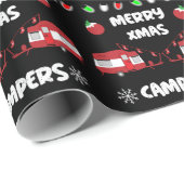 Caravan Weihnachtsdekor Geschenkpapier (Rolleneckpunkt)