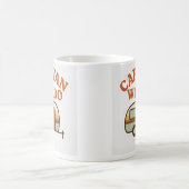 Caravan Weirdo Retro Camping Design Kaffeetasse (Mittel)