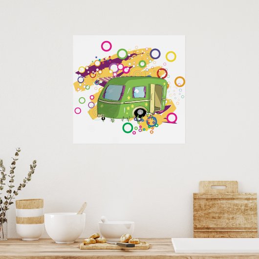 Caravaning Poster (Küche)
