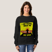 Caravanning | Statische Karawane | Caravan-Camping Sweatshirt (Vorne ganz)
