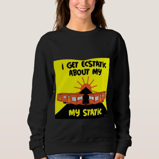 Caravanning | Statische Karawane | Caravan-Camping Sweatshirt (Vorderseite)
