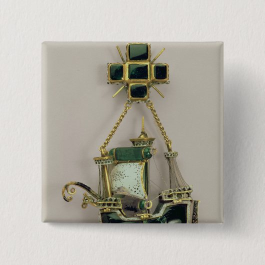 Caravel Anhänger, 1580s-90s Button (Vorderseite)