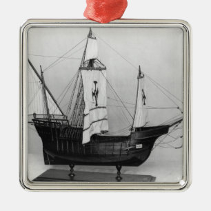 Caravel von Christoph Kolumbus Ornament Aus Metall