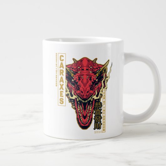 Caraxes Head Year of the Dragon | 恭 喜 發 財 Jumbo-Tasse (Rechts)